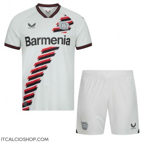 Bayer Leverkusen Seconda Maglia Bambino 2023-24 Manica Corta (+ Pantaloni corti)